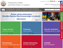 Tablet Screenshot of laski.edu.pl